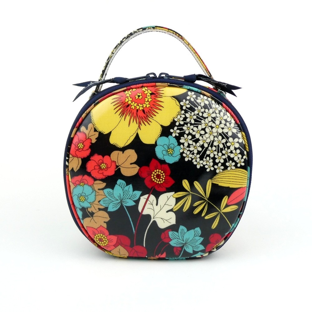 Vera Bradley Happy Snails Hatbox Cosmetic Case